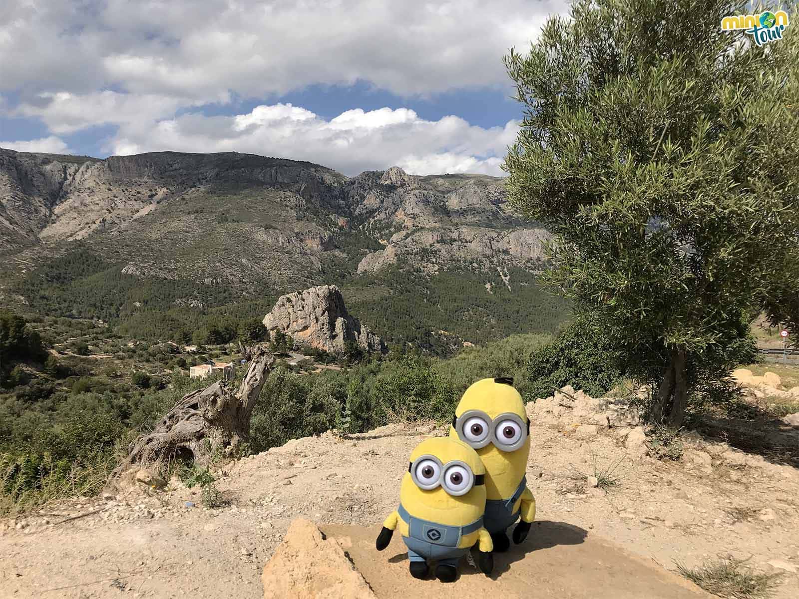 Los paisajes de Guadalest son impresionantes