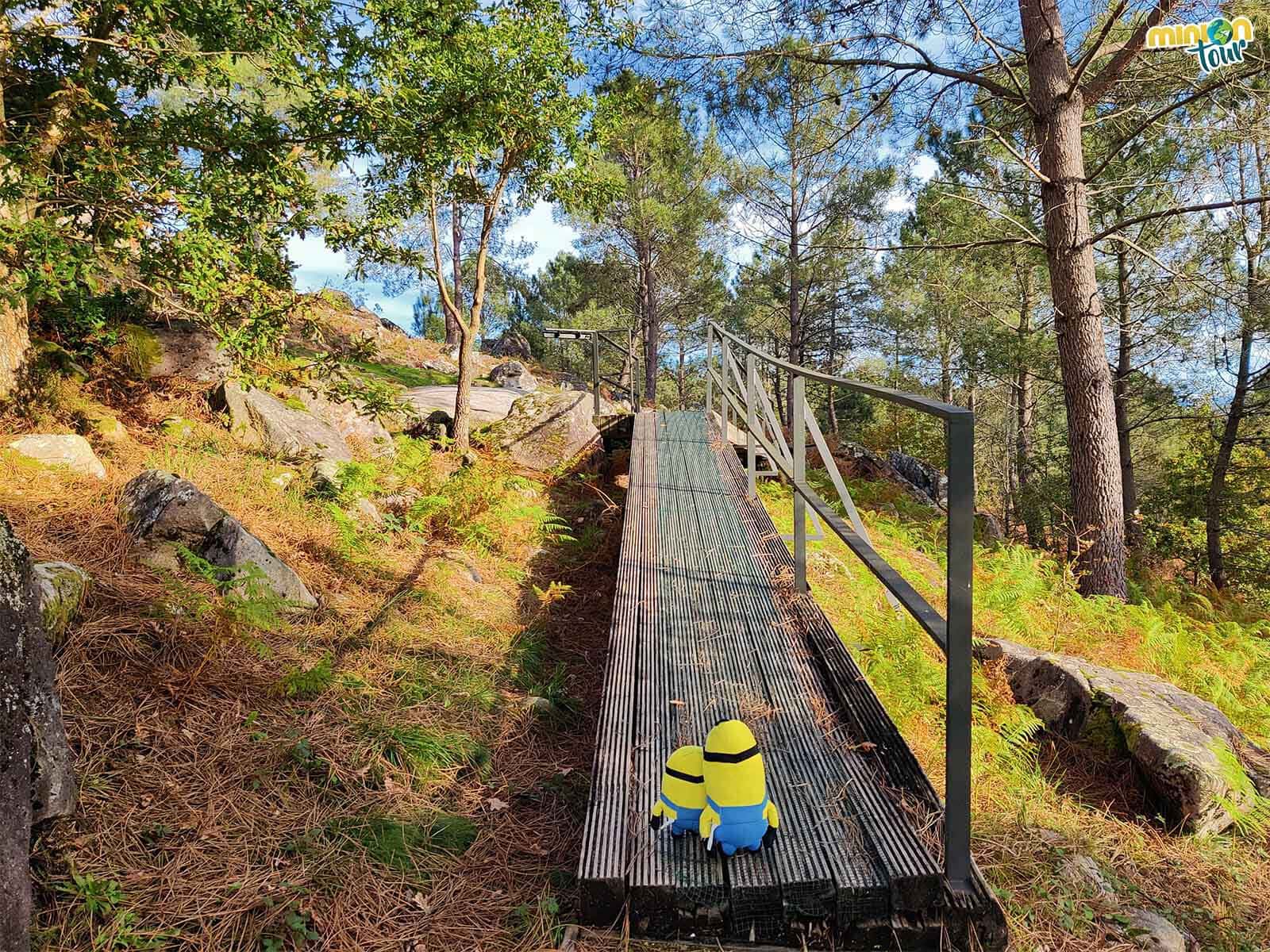 Las pasarelas del parque arqueológico son de lo más chulis