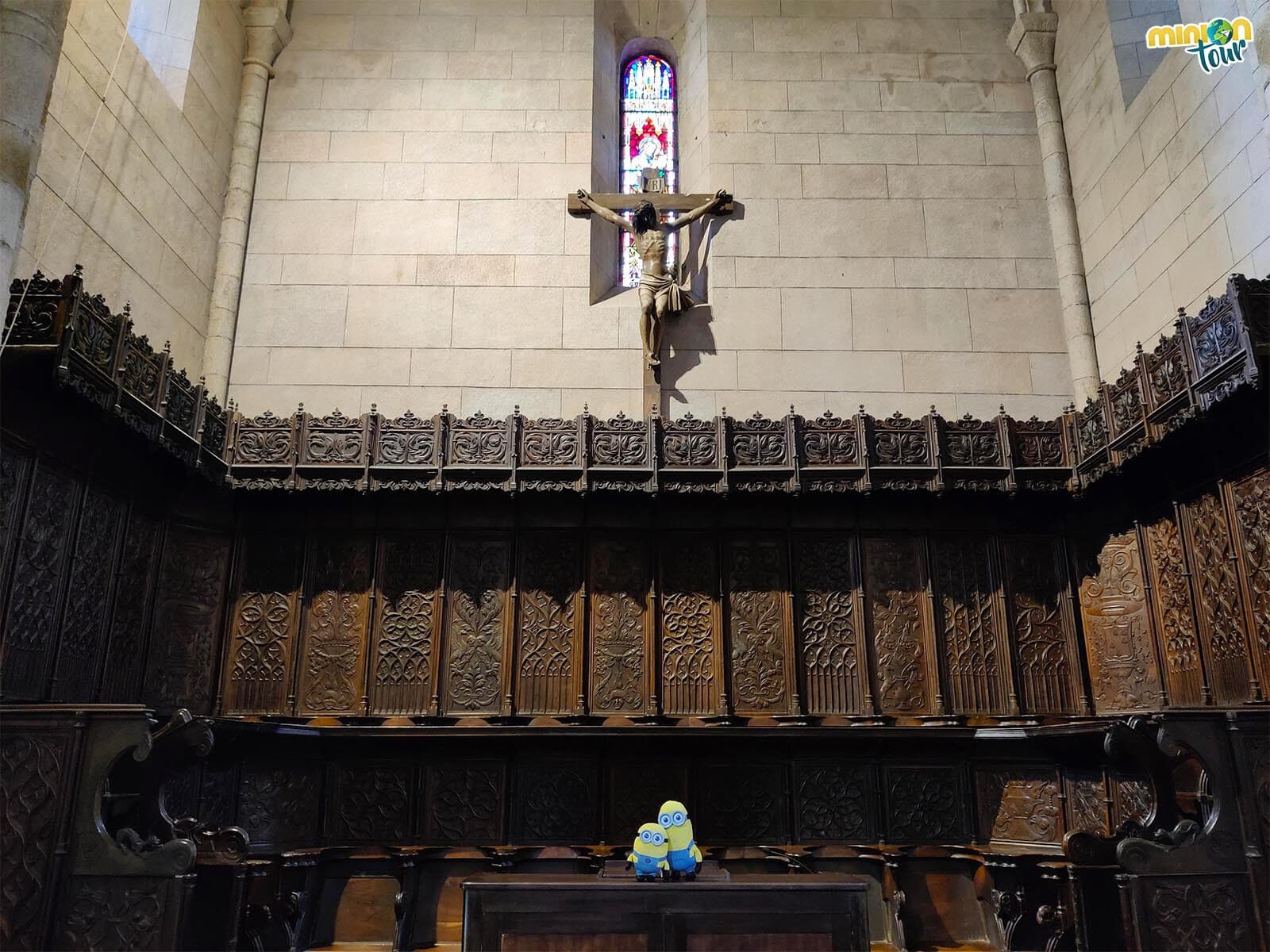 Minions en el coro de la Catedral de Mondoñedo