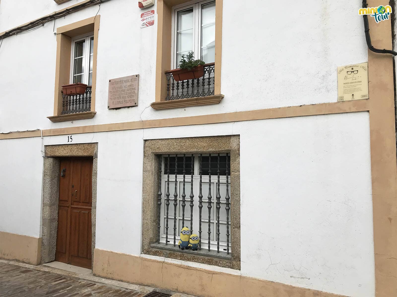 Esta es una de las casas en las que vivió Leiras Pulpeiro