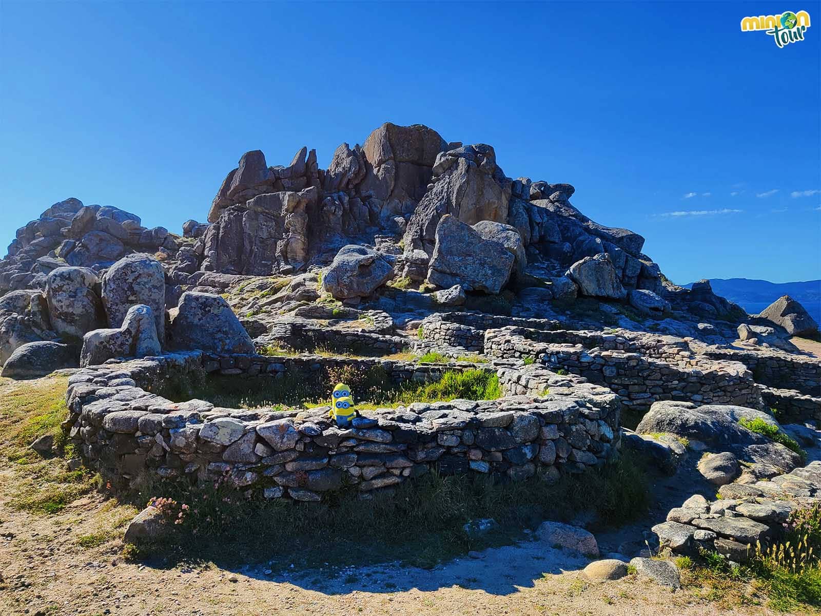 El Castro de Baroña tiene hasta una acrópolis dentro