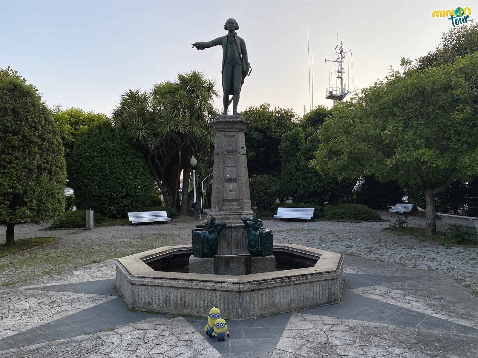 Hemos saludado a otra figura importante de la ruta por el Ferrol de la Ilustración