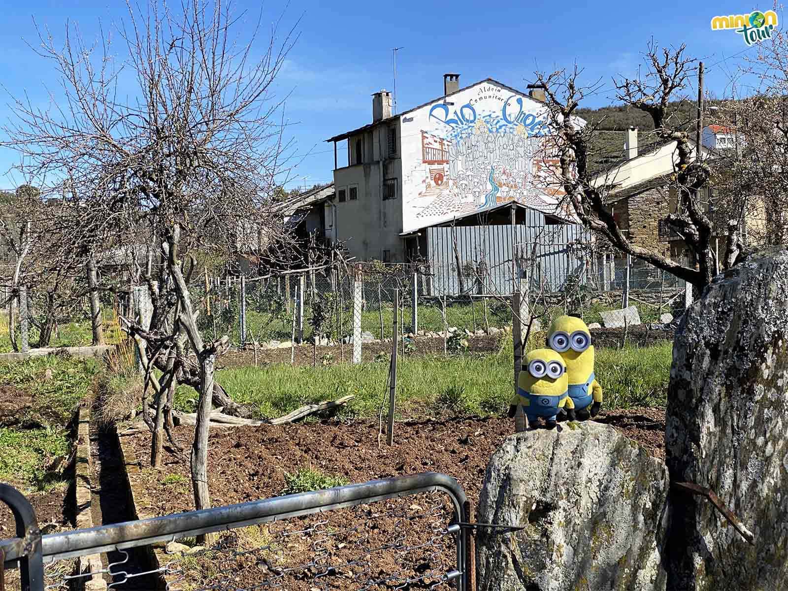 Estamos visitando la aldea comunitaria de Rio de Onor