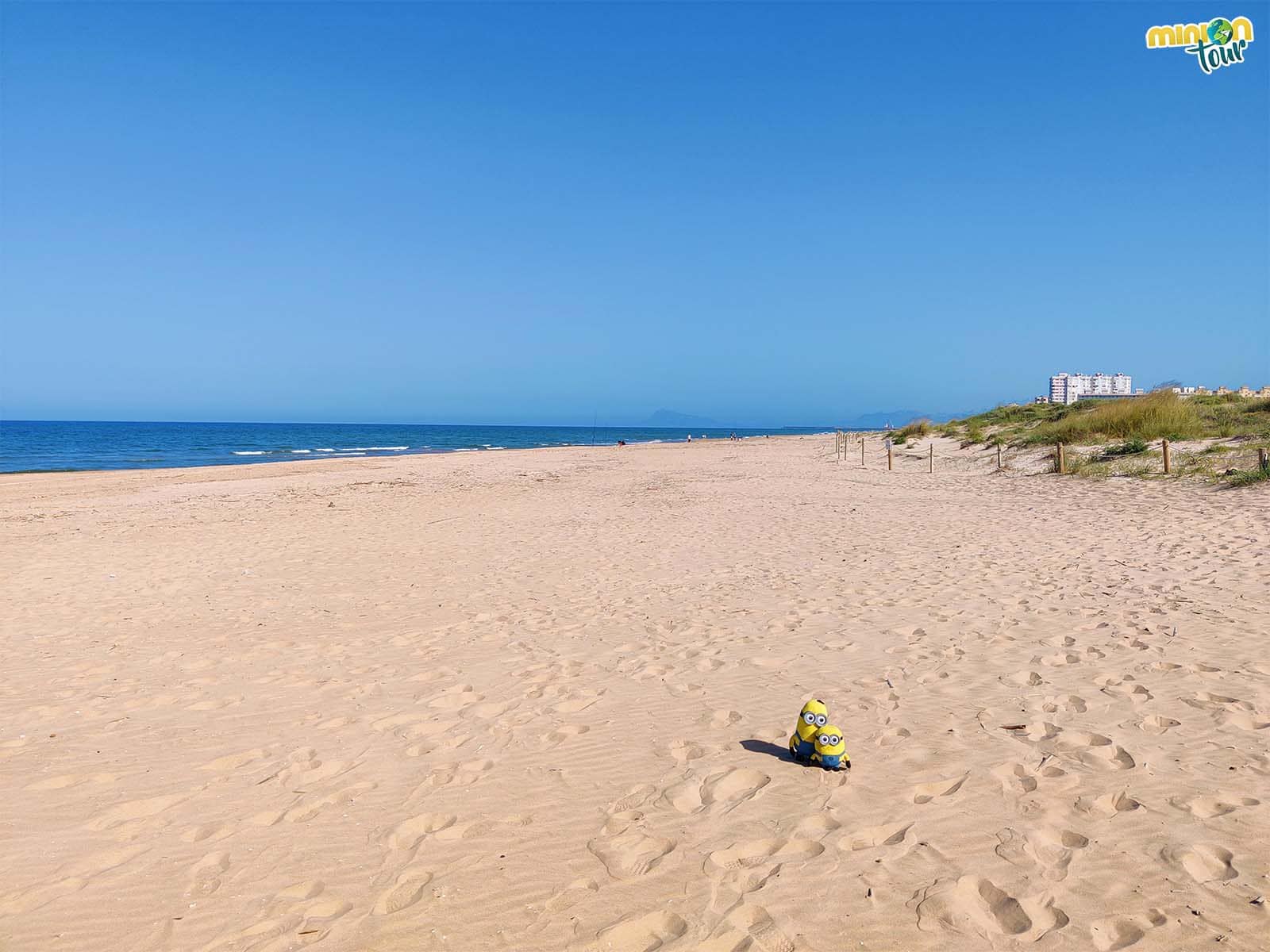 Estamos en la playa más bonita que ver en Gandia