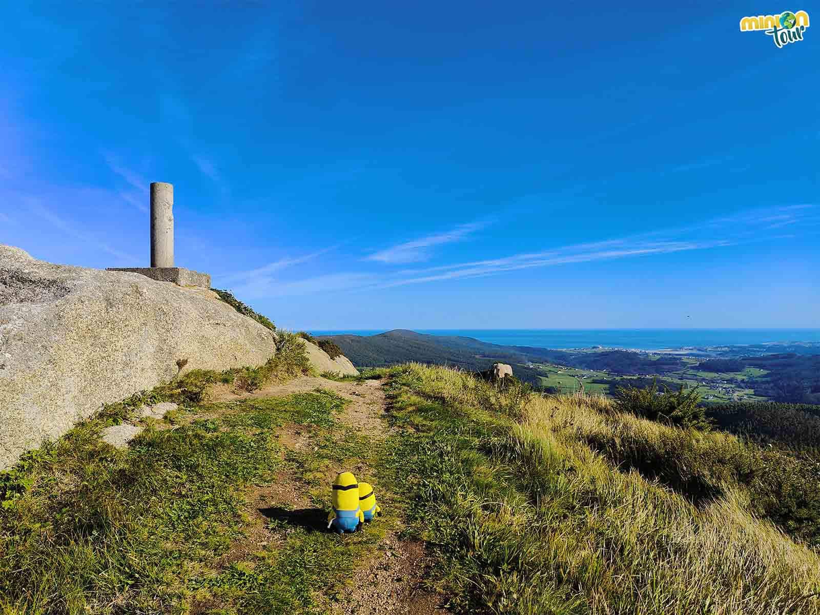 Nos hemos subido al punto más alto para ver el paisaje