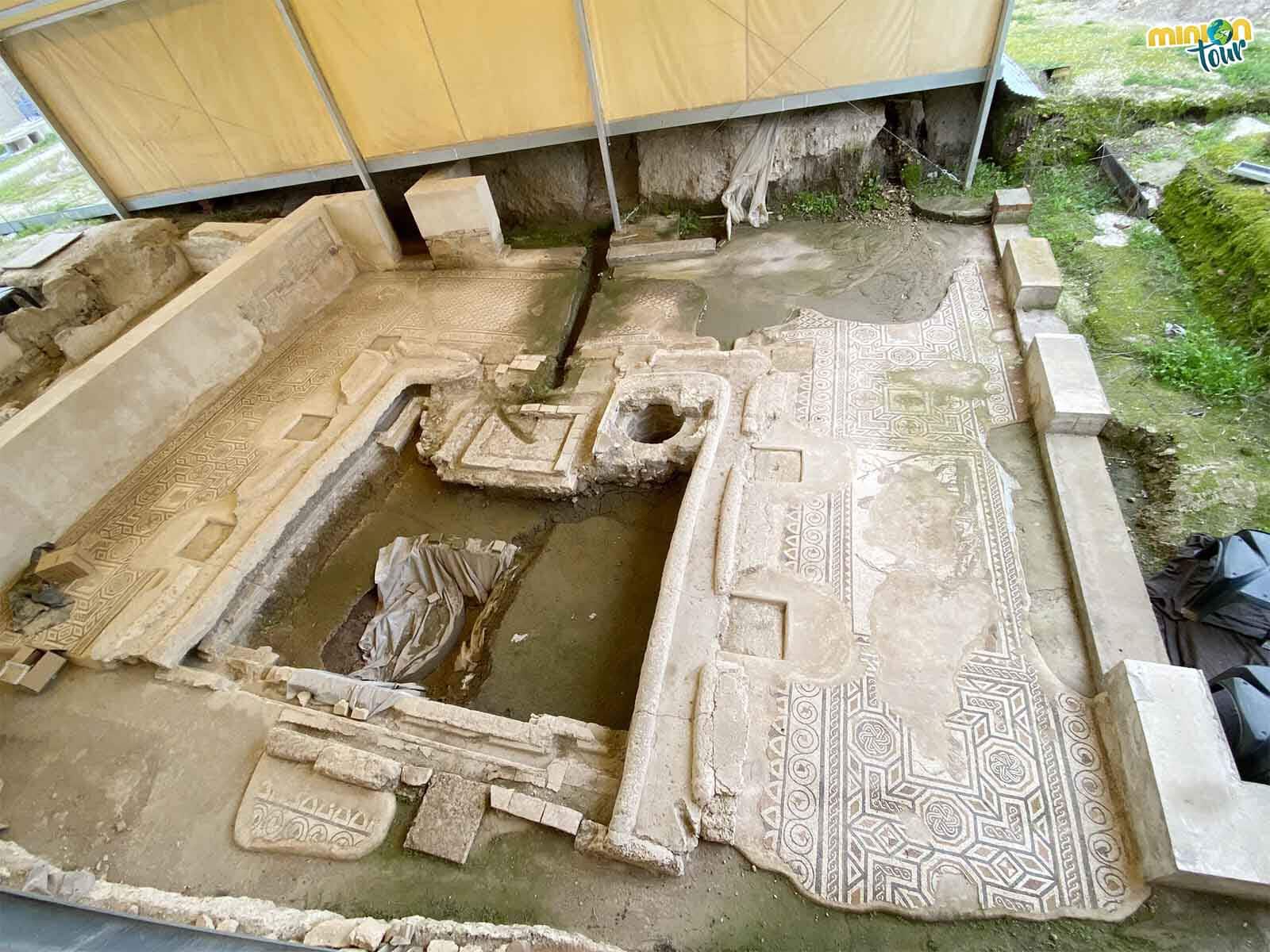 Los mosaicos del Yacimiento Arqueológico de la Plaza de Armas son una maravilla