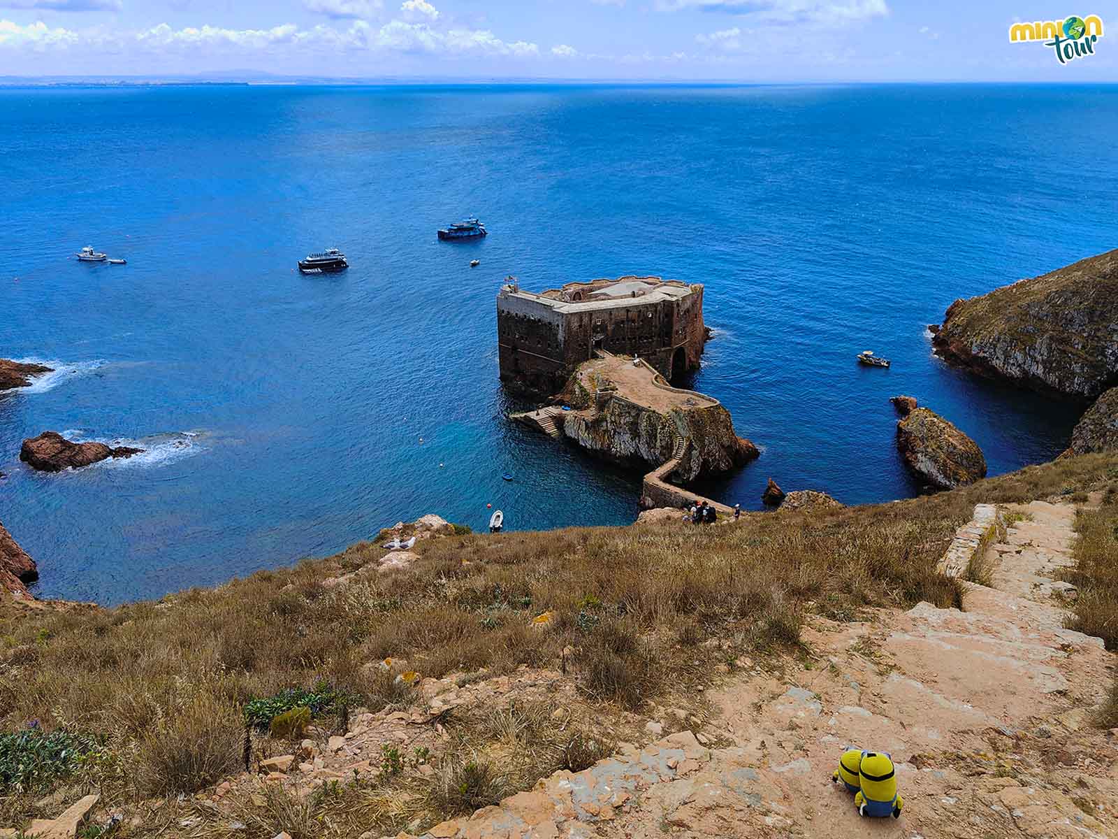 Las vistas del castillo desde esta ruta son muy chulas