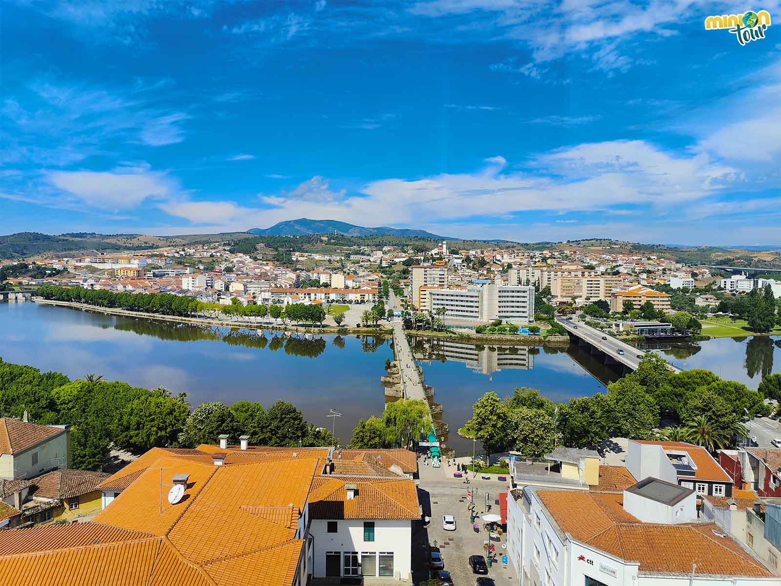 Las vistas de Mirandela desde la torre merecen la pena el esfuerzo de subir