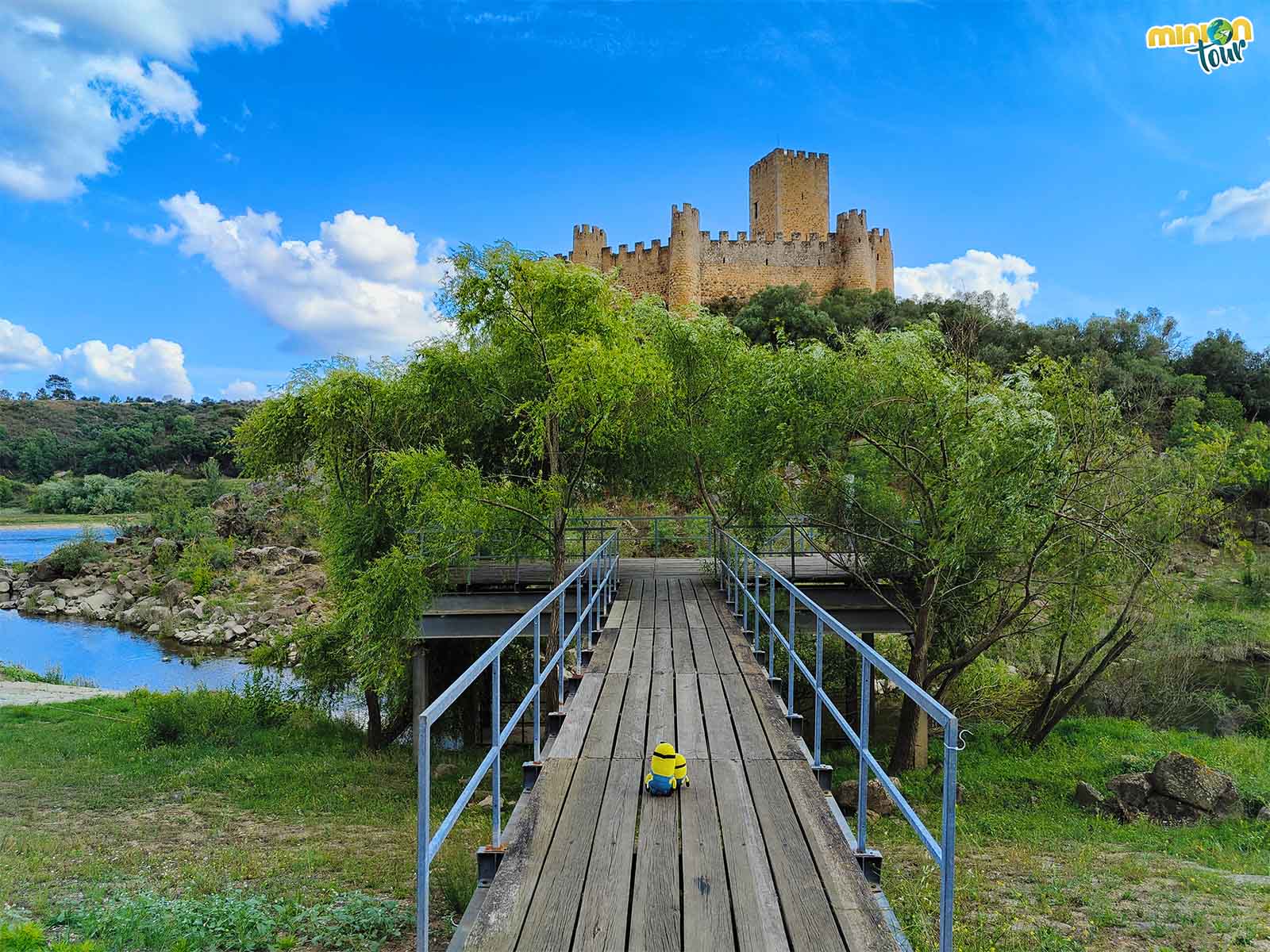 Una vista chula del Castillo de Almourol