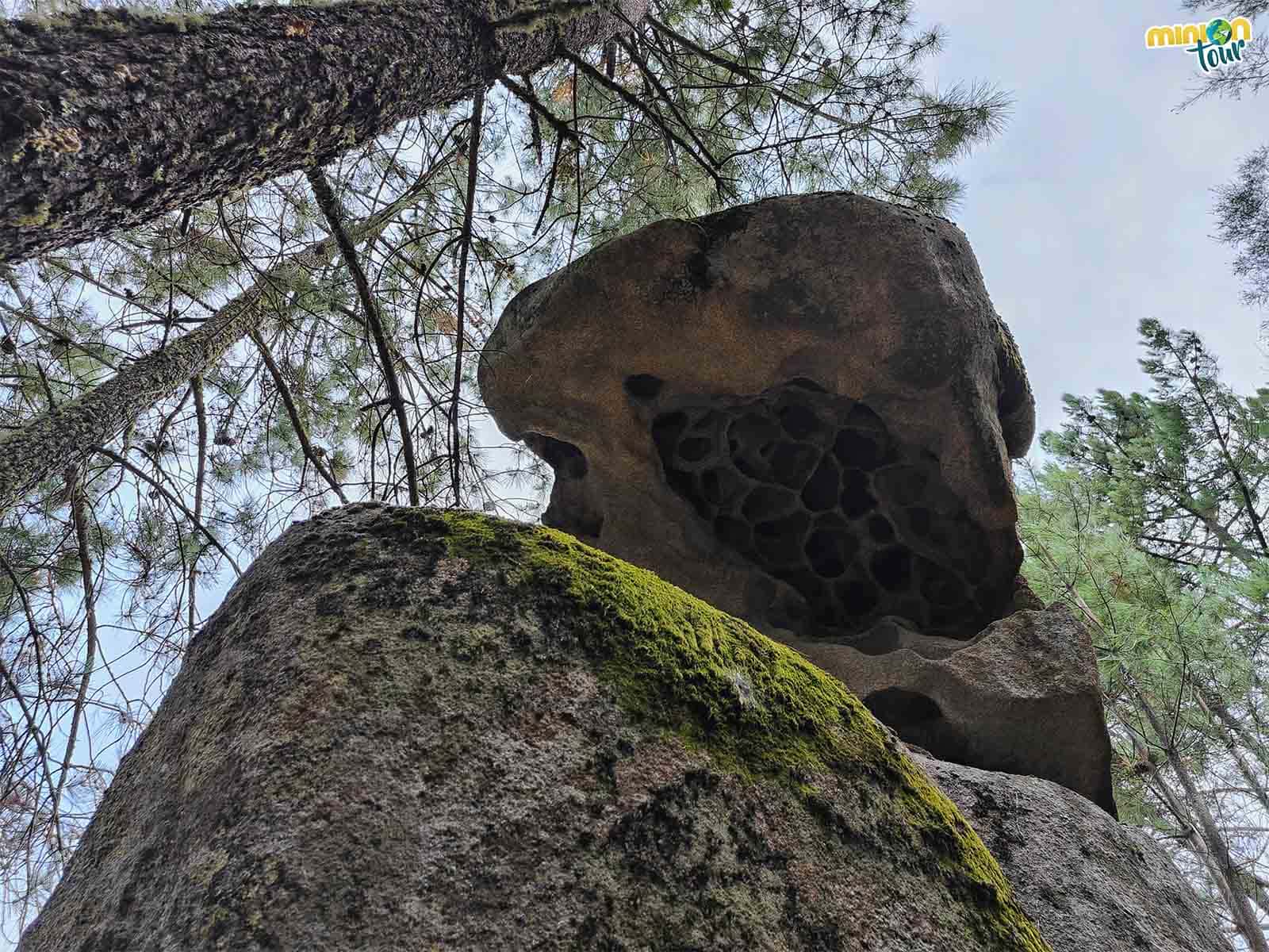 Así es el Burato dos Mouros visto desde abajo