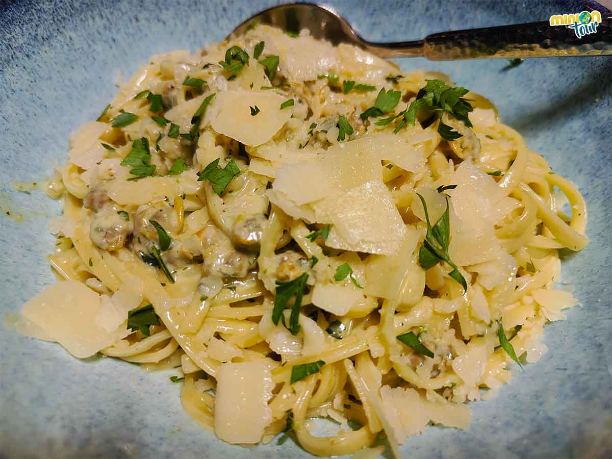 Una pasta estupenda en pleno centro de Avignon