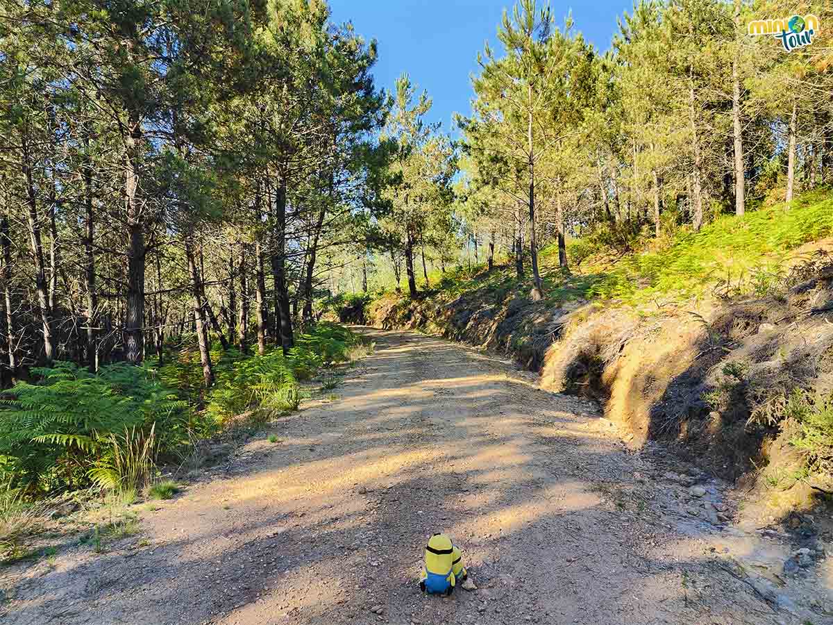 Dos Minions haciendo la Ruta de la Mina de la Lapa Grande