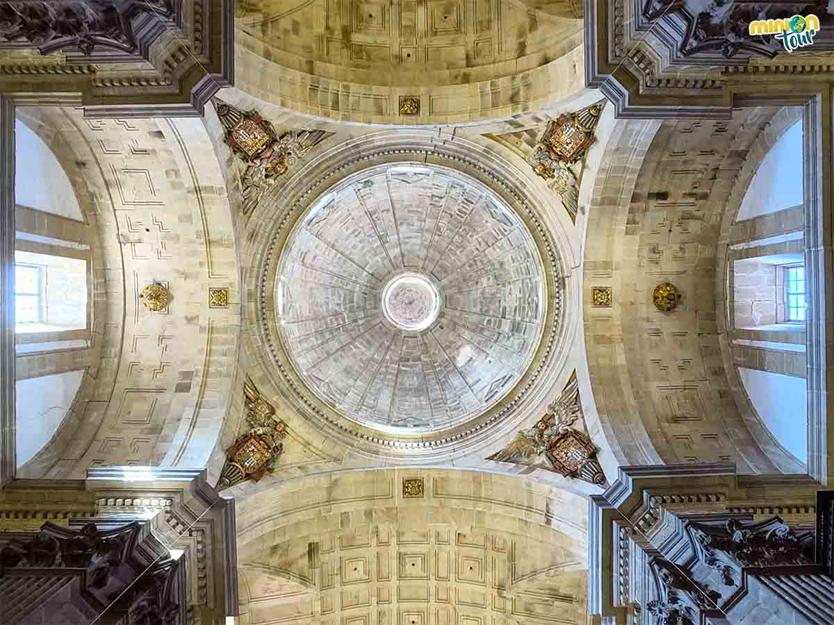 La cúpula de esta iglesia es impresionante