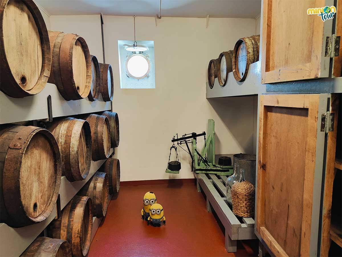 Esta es la bodega del Navío Gil Eannes