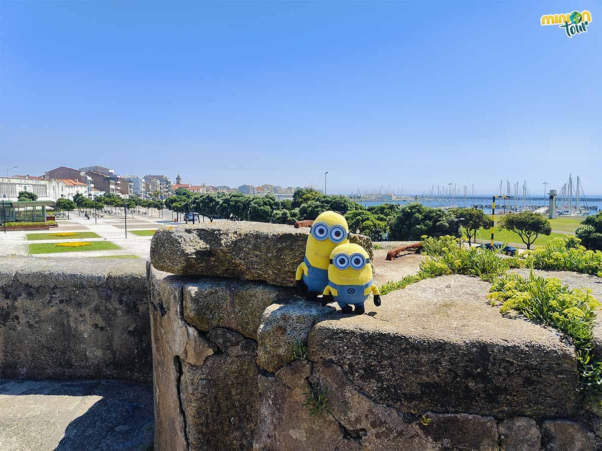 Vistas desde las murallas del castillo de Póvoa de Varzim