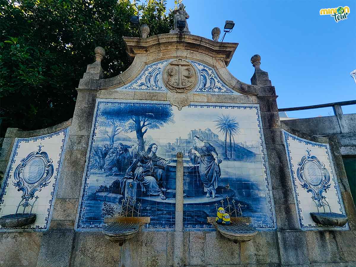 Una fuente de azulejos muy especial