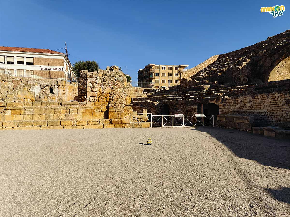 Hemos entrado en el Anfiteatro de Tarraco