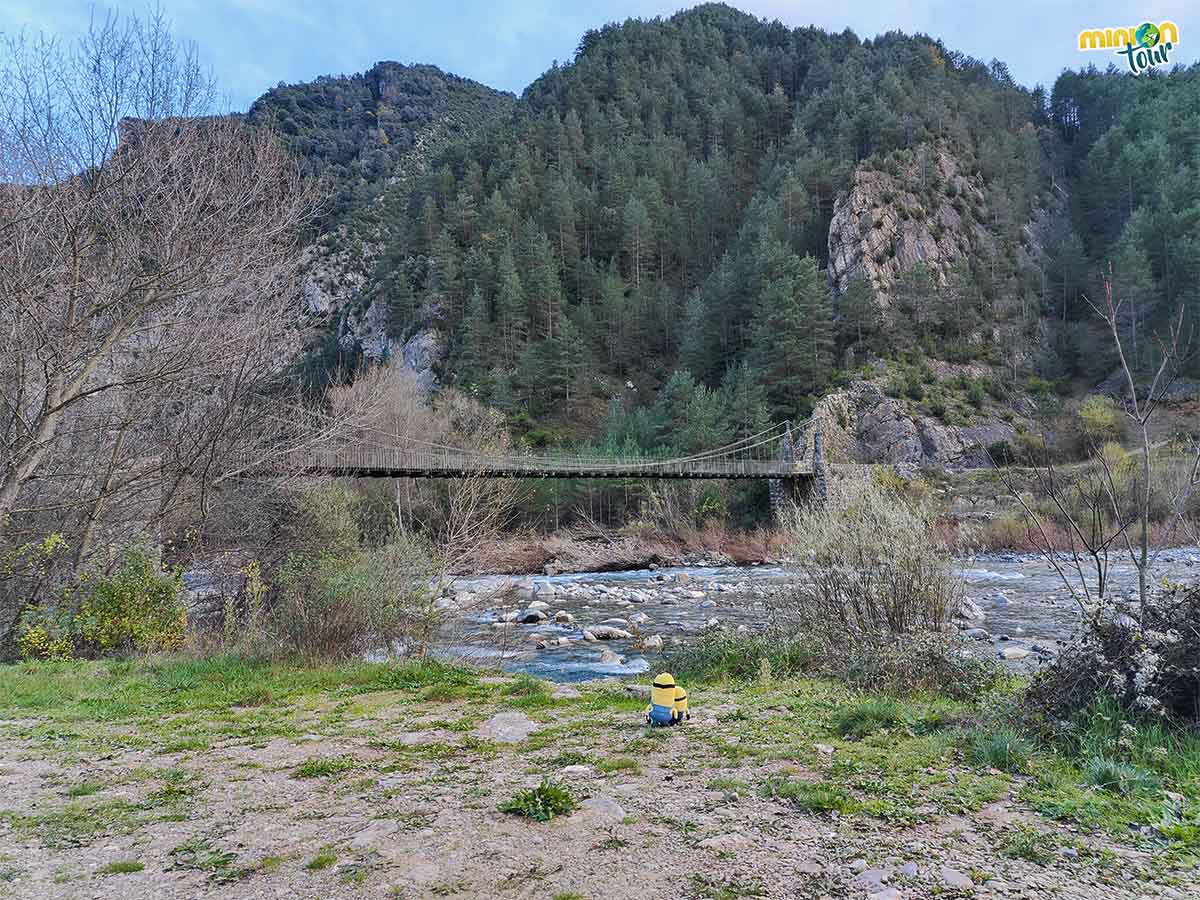 Hemos encontrado el puente colgante